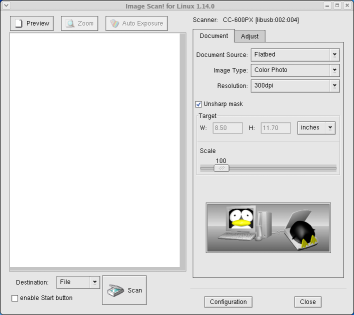 Image Scan! for Linux