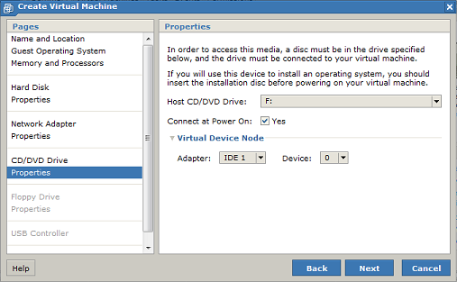 CD/DVD Drive Properties