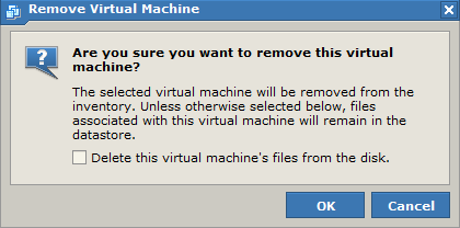 Remove Virtual Machine