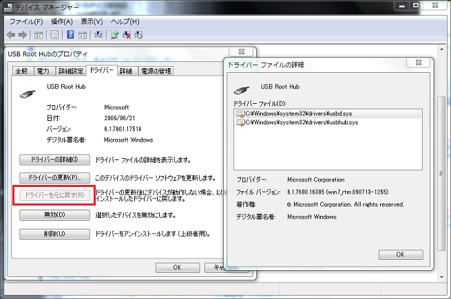 USB Root Hub MS�ɥ饤��