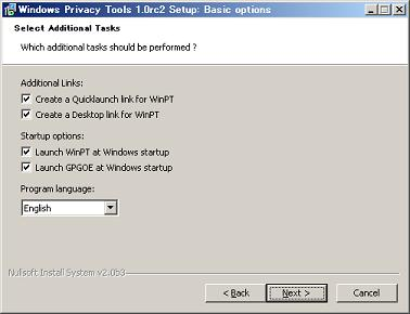 Select Additional Tasks 1