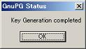 Key Generation Completed